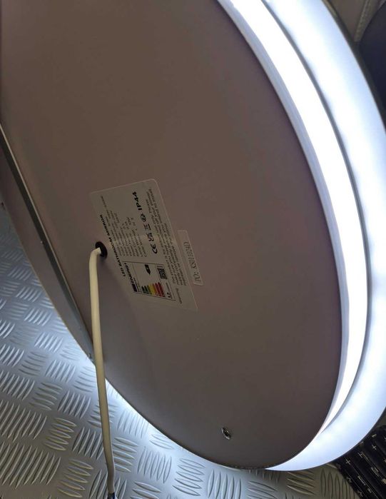 Огледало за баня с осветление 50 см кръг