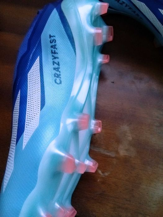 Бутонки Adidas X CRAZYFAST.1 LL FG - Blue футболни обувки