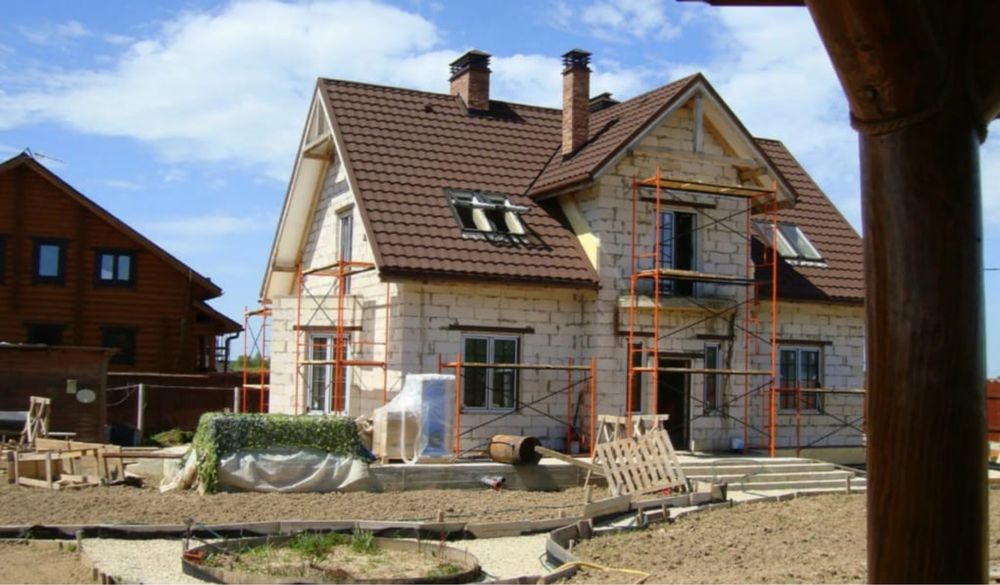 Строительство домов, коттеджей бань
