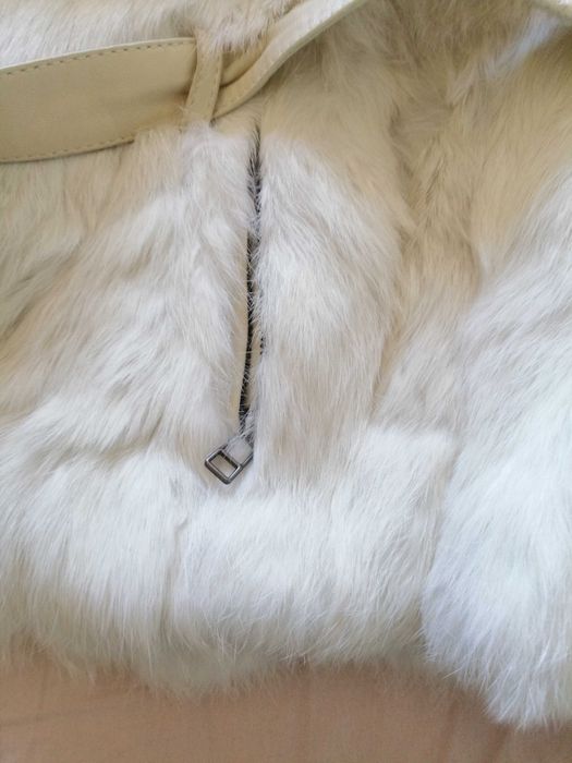 Дамски елек от естествена кожа с косъм