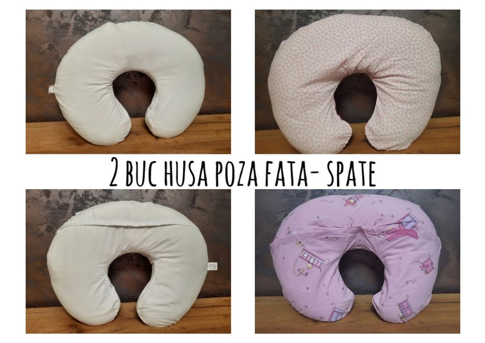 Pernă pentru alăptare bebelus 4 in 1 Chicco Boppy +4 huse