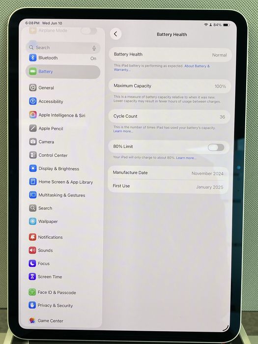 iPad Pro 11 M4 512GB Акб 100%