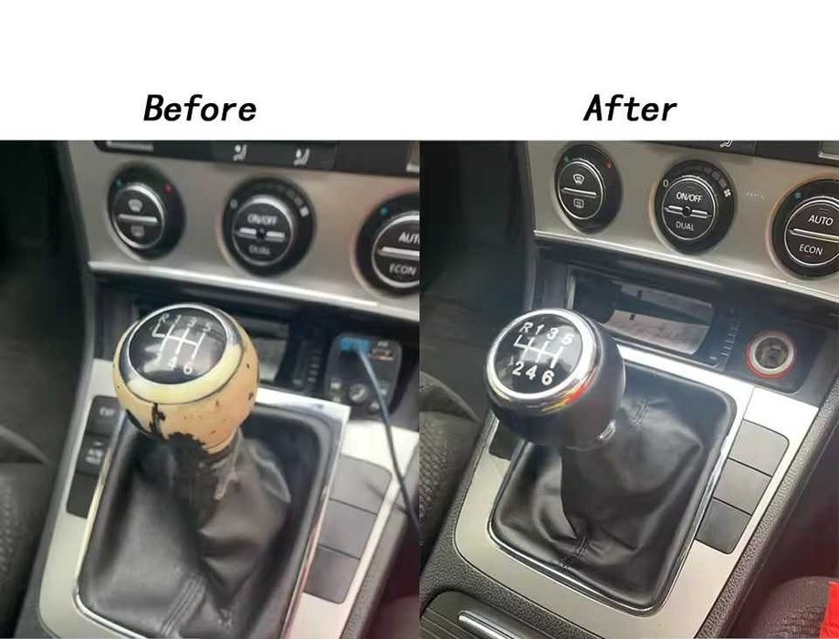 Maneta Nuca Schimbator cu Manson din Piele VW Volkswagen Passat B6