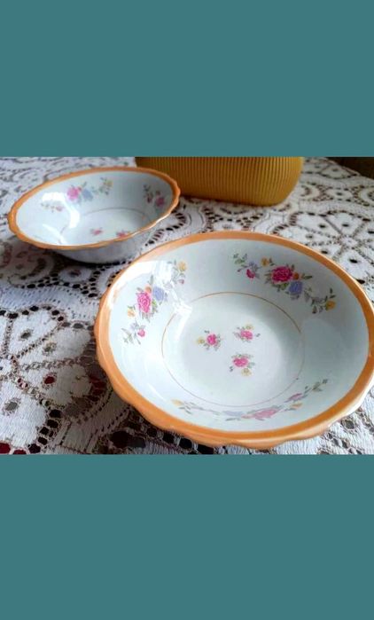 Нови стъклени и порцеланови чинийки и купички