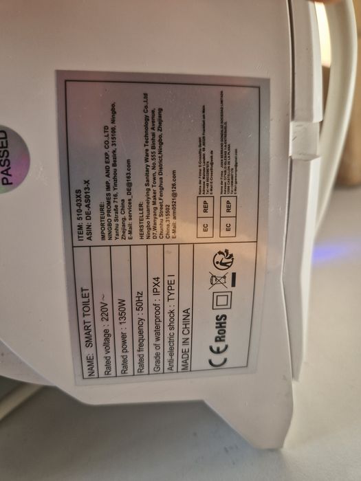 Capac de WC smart cu bideu