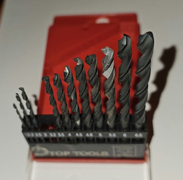 Set 11 burghie metal + mandrina - cheie - adaptor