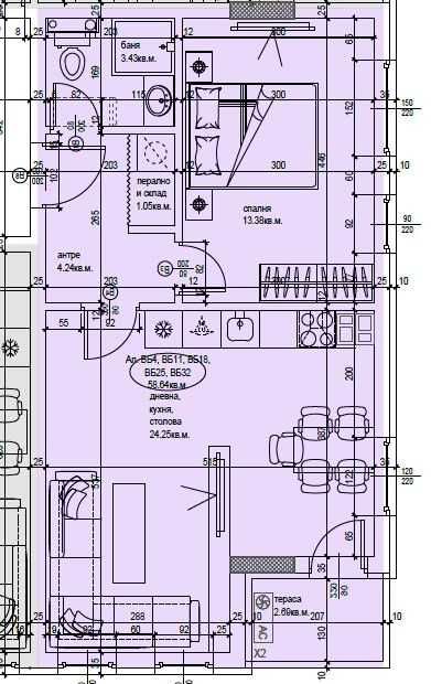Продава се Двустаен апартамент в Пловдив, Каменица 1 - 72 кв.м за 1764 €/кв.м - Снимка #1