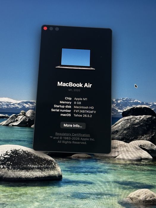Macbook Air M1 8GB