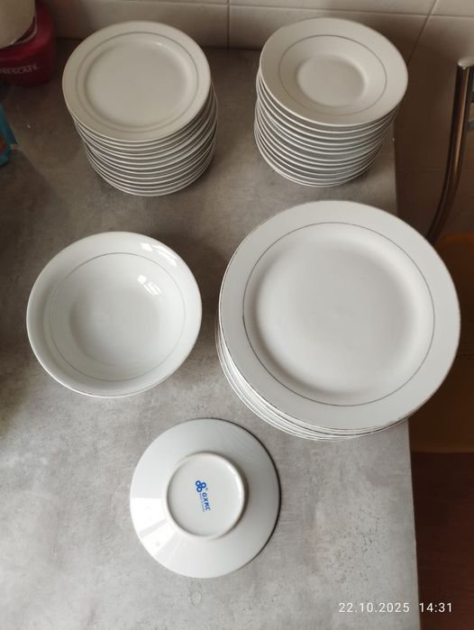 Посуда советская, тарелки
