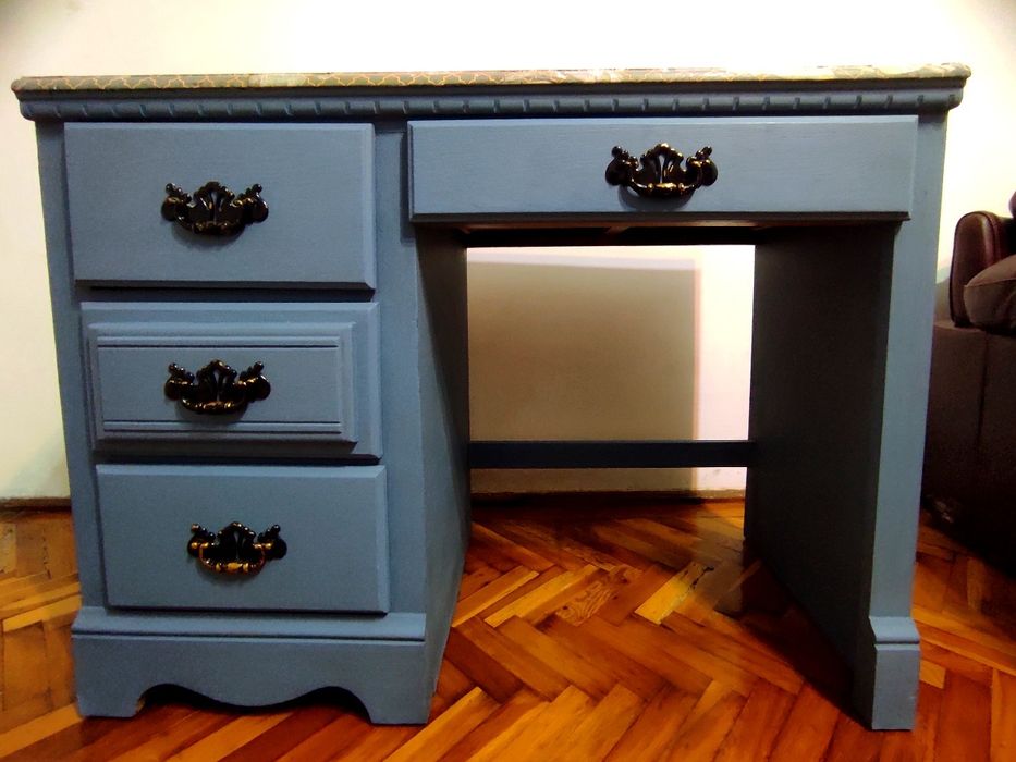 Birou din lemn masiv, Shabby chic