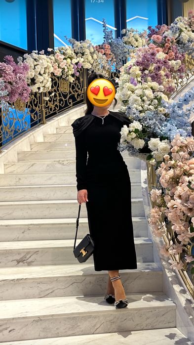 Вечернее платье черное