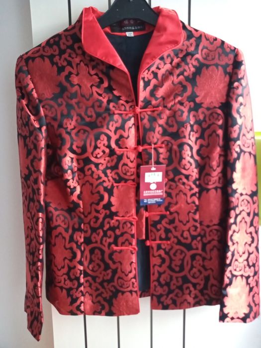 Sacou mătase, M, cu etichetă