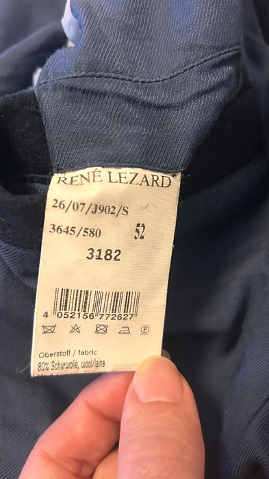 Мъжко вълнено палто Rene Lezard L