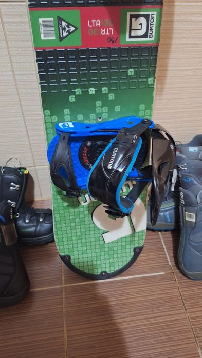 Set placa snowboard burton 130cm-legaturi -boots burton