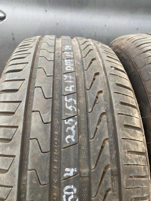 4 броя летни гуми Cooper 225/55 R17 Dot 1924 ном 504
