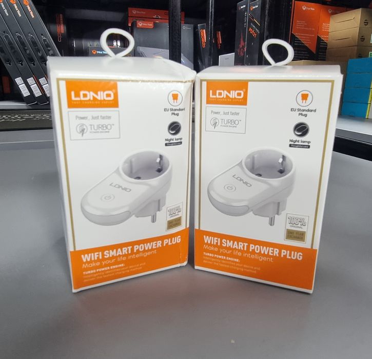 Умная Wi-Fi розетка LDNIO SEW1058 + ночник