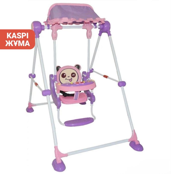 Качеля детский розовый цвет