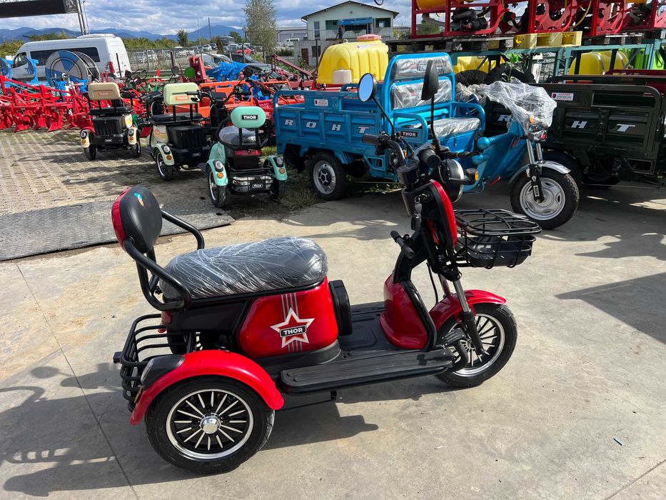 Triciclu electric tuktuk Thor TRIXY-PRO CU CIV nou Agramix