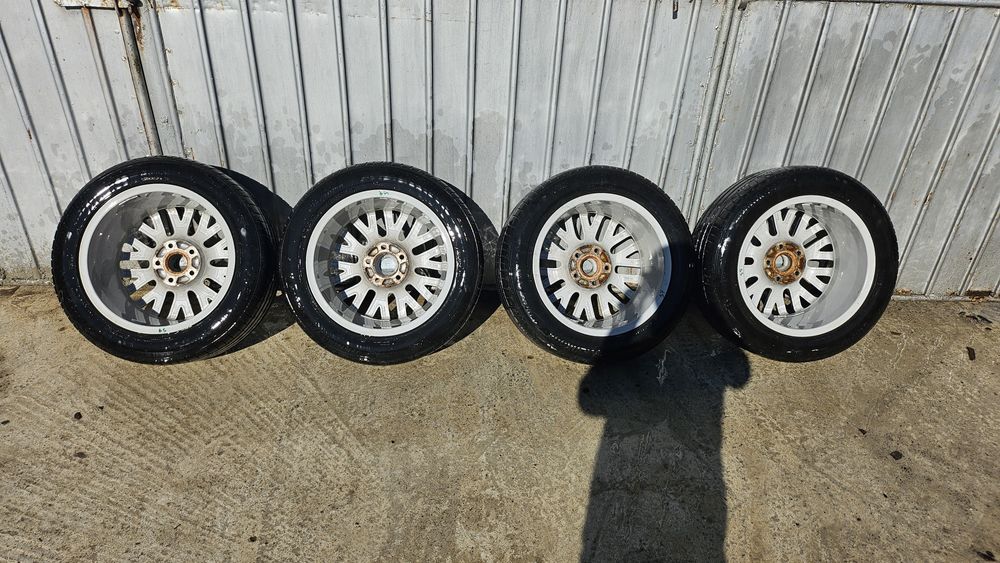 Jante BORBET 16" 5x112 Audi VW Skoda Seat + Anvelope HANKOOK DOT 2022