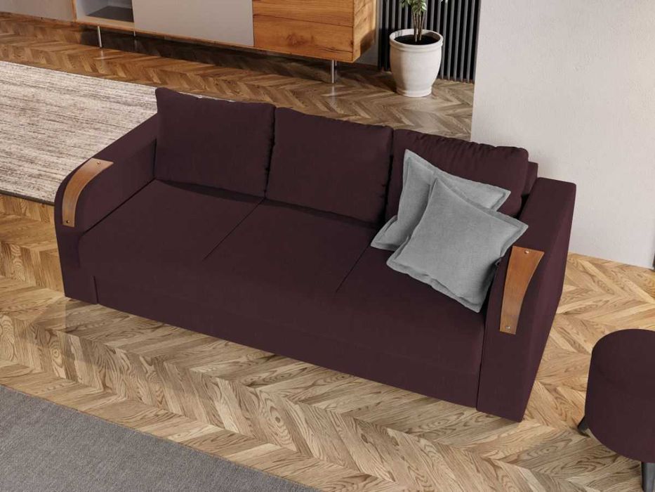 Canapea Morelia Visinie+Masa Grand Alba+4 Scaune Grand Gri Inchis