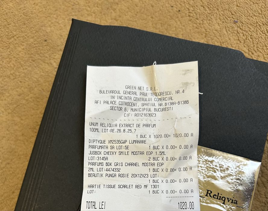 UNUM Reliqvia parfum