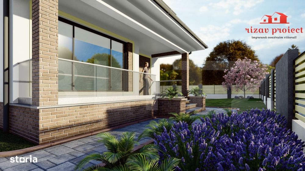 Casa cu 3 dormitoare, teren 500 mp, ideala pentru familie
