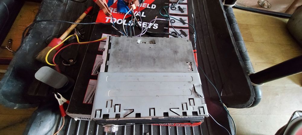 Авто магнитола JVS дисковый CD FM