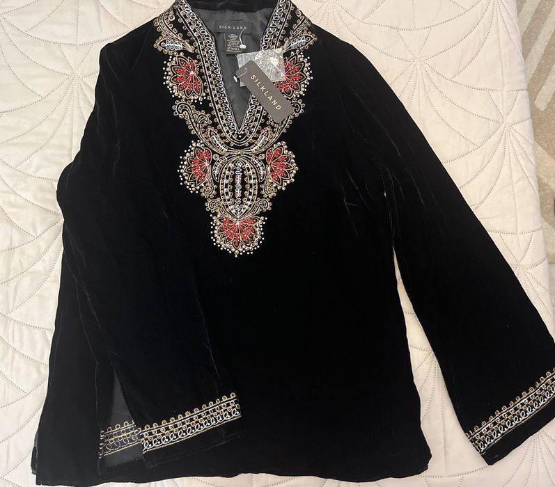 Vând bluza de catifea, M-L