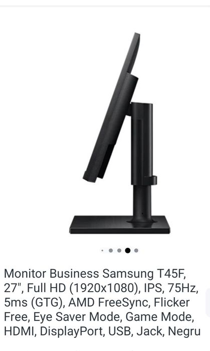 clasa profi TFT de 27"  Samsung S27A400 uju / T27F45- rezolutie Full HD-  Like NEW