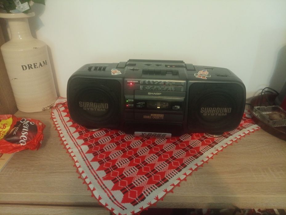 Dublu Radio Casetofon Sharp WQ T-370H