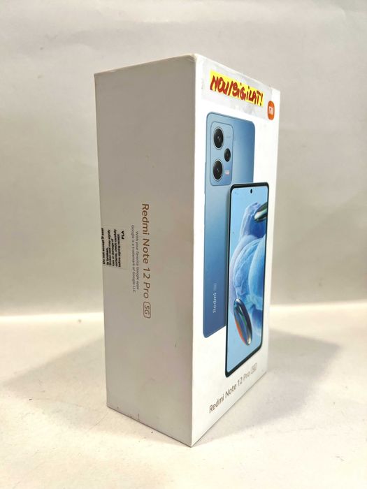 Xiaomi Redmi Note 12 Pro 5G, 128GB/6GB, Midnight Black, NOU/Sigilat!
