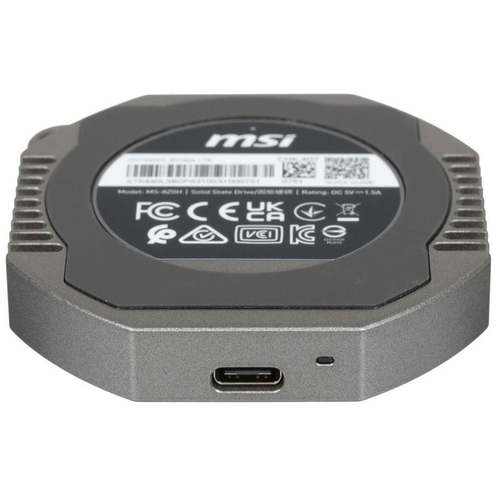 - Внешний SSD диск 1TB MSI DATAMAG 40Gbps Type-C S78-440L3B0-P83