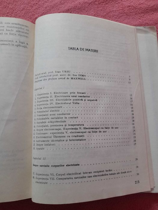 vand carte Tratat Elementar de Electricitate (Ed. Stiintifica, Bucuresti, 1989)