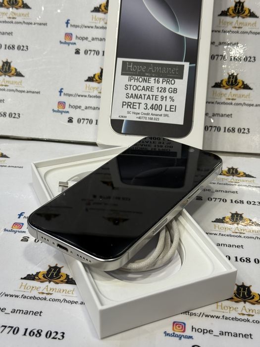 Hope Amanet P7 Iphone 16 Pro 128 Gb