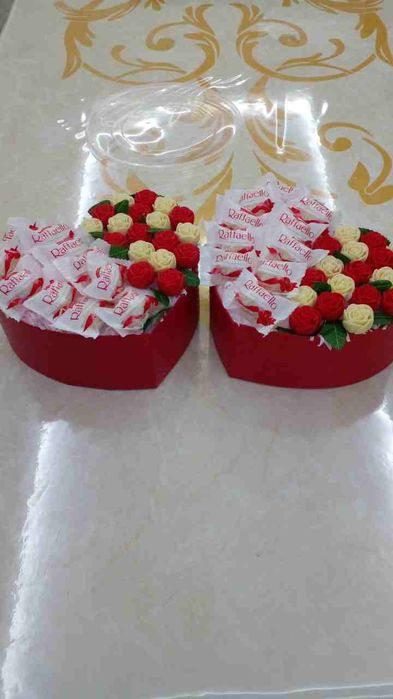 Подарочные  букеты из шоколада sovģa uchun shokoladli buketlar