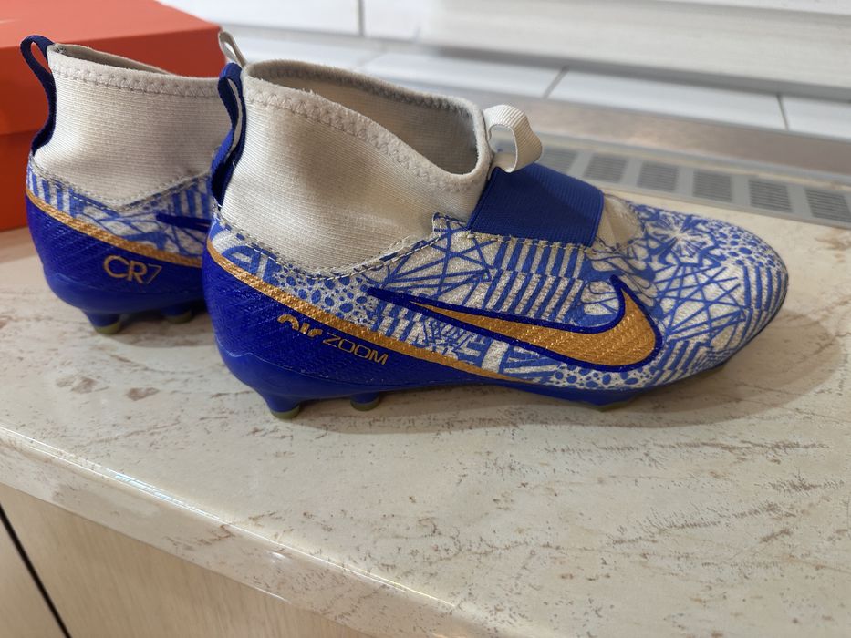 Ghete fotbal Nike Zoom Mercurial Superfly 9 Pro CR7 FG Junior 36