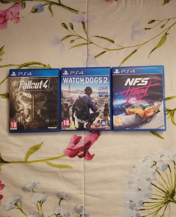 Ирги за  PS4 Fallout4 .  Watchdogs2 . NFS Heat