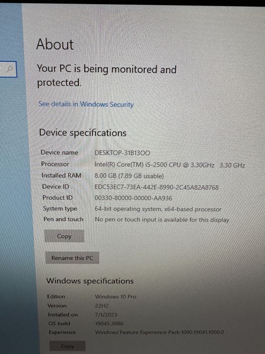 Продам настольный компьютер HP белой сборки