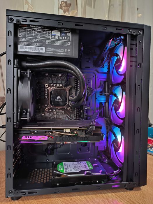 Unitate PC GAMING i7 10700 4.8Ghz/16GB DDR4/GTX1660 SUPER 6GB/SSD/2TB