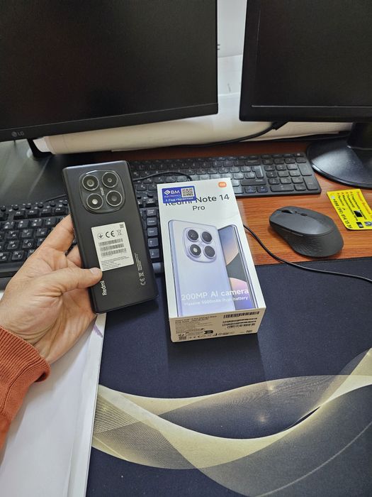 Redmi note 14pro 12/256gb(2025)iwlawi zur aybi yuq tozza telefon