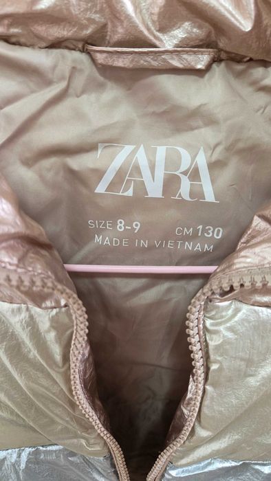 Жилетка тёплая для девочки, Zara, рост 130 см