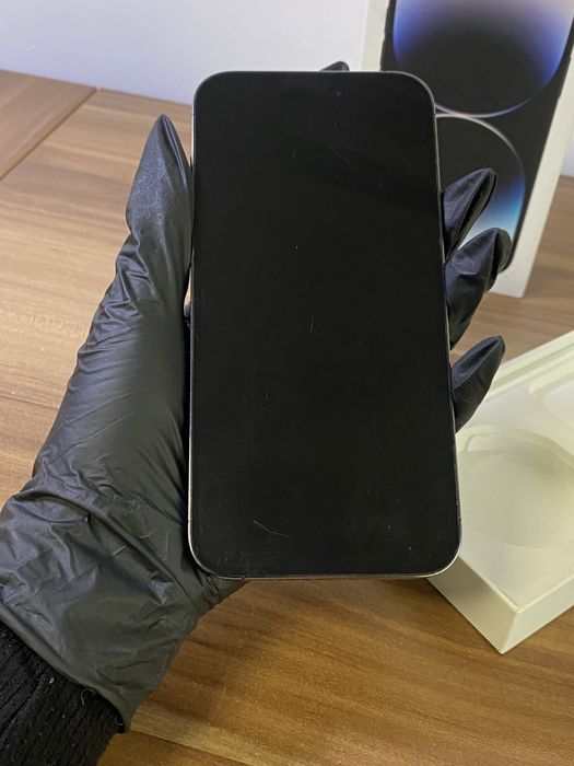 iPhone 14 Pro Max, 256 GB, Deep Purple,  Sticla Spate Sparta, ESIM, Camera spate nu este originala
