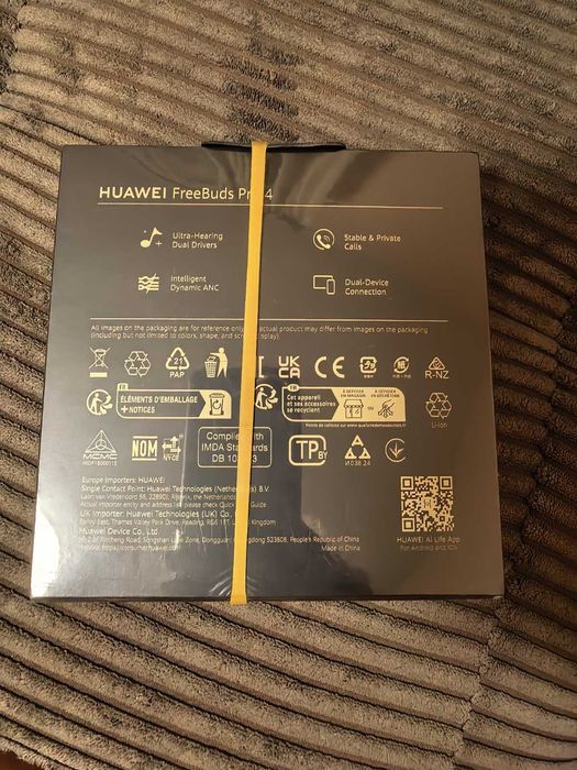 Безжични слушалки HUAWEI Freebuds Pro 4, черен