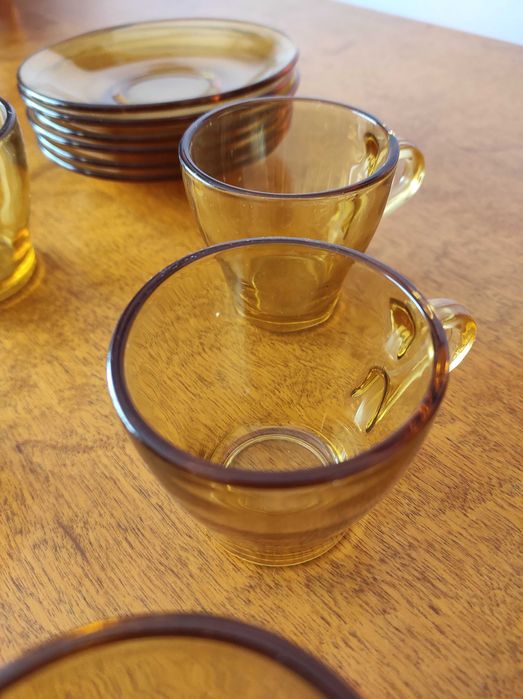 Сервизи за хранене, за чай, за кафе, купички, ваза, пепелник, DURALEX,