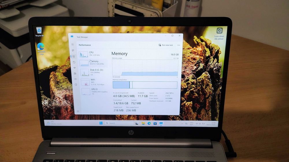 Laptop HP 340S G7 i5 1035G1 - 16GB - 512GB nVme - Windows 11 Pro OEM