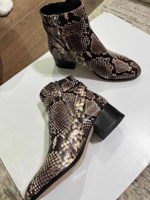 Полусапожки кожаные