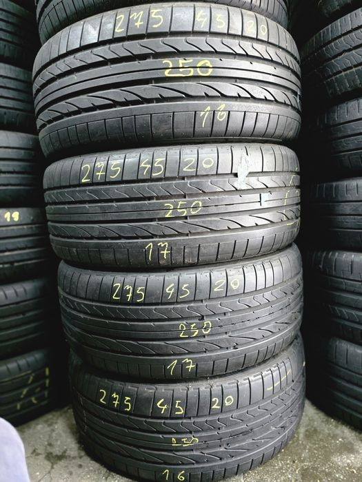 4x 275/45/20 VARA BRIDGESTONE Stare excelentă