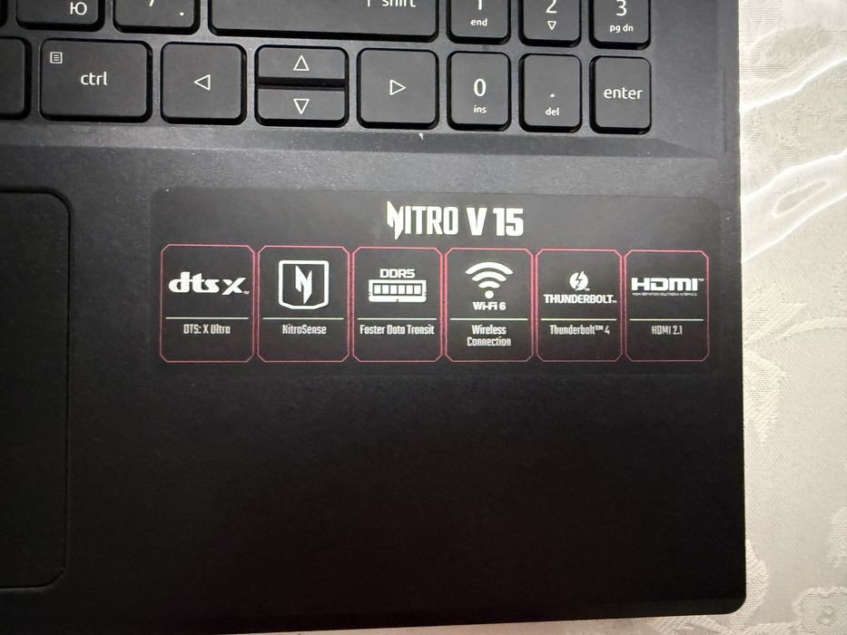 Игровой ноутбук acer nitro v15