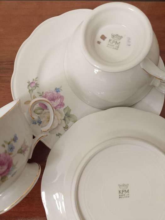 Антикварные чайные пары. Польша