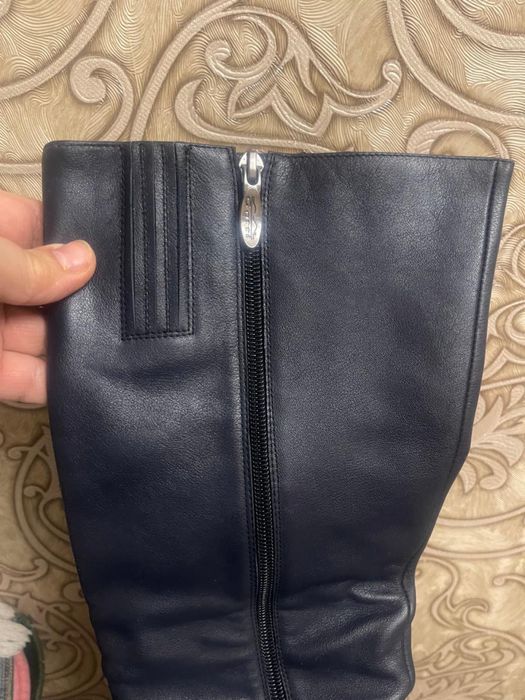 Кожаные сапоги натуралка